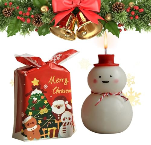 Festliche Duftkerzen | Weihnachtskerzen Aromatherapie | Weihnachts-Aromatherapie Deko Kerzen | Weihnachtsdeko | Tischdeko für Schlafzimmer, Weihnachtskerzen Deko