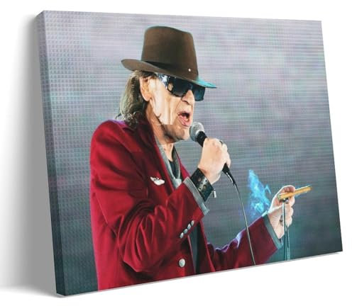 KNKncnv Udo Lindenberg ART Poster Dekorative Malerei Leinwand Wandkunst Wohnzimmer Poster Schlafzimmer Malerei,Wandkunst Bilddruck Moderne Familienzimmer Dekor 16x24inch(40x60cm)