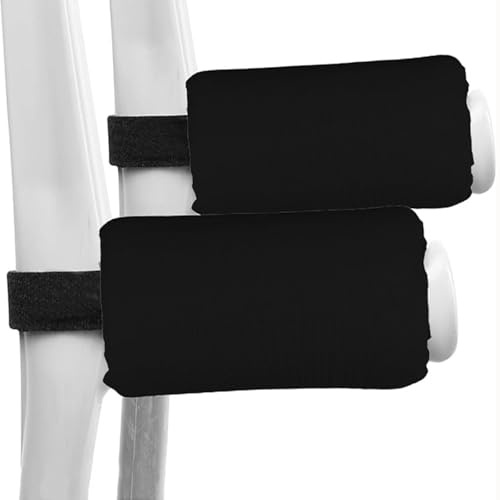 Krücken Griffpolster, Unterarmgehstützen Pads 2 Stück Rutschfest Waschbar | Unterarmgehstützen Polster mit Schaumstoff, Ergonomische Krücken Pads für Gehhilfen und Krücken Standardgröße