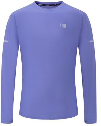 Karrimor Mens Long Sleeve Run T-Shirt Bold Blue L