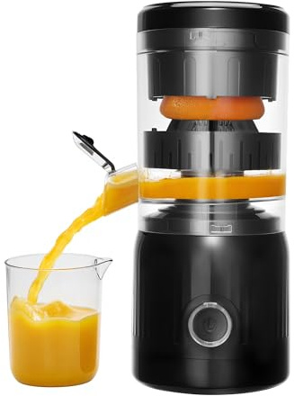 MAISON HUIS Presse Agrume Electrique Automatique Machine a Jus de Citron,Orange et pamplemousses, Chargement USB