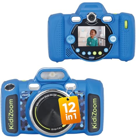 VTech KidiZoom Duo FX 2.0 - Digitalkamera für Kinder mit Dual-Kamera