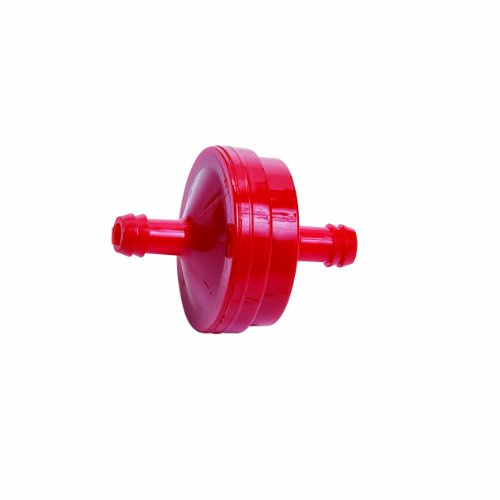 Oregon 07-101 Fuel Filter In-Line 1/4-inch Nipple 125 Micron Replaces Briggs & Stratton 298090 John Deere PT4265 Toro 42-5240 Snapper 1-4359