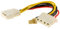 Alimentation Onvertisseur câble 4 Broches LP4 Molex Femelle vers 3 Broches Ventilateur Adaptateur