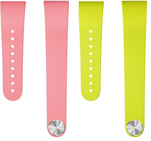 Sony Mobile Armband Wechselband für Sony SmartBand Talk in Größe L - Pink/Limette