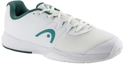 HEAD Revolt Court Men, Scarpe da Tennis da Uomo, Bianco/Verde Pino, 43