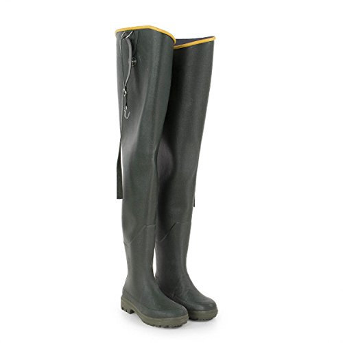 Le Chameau Delta - Cosciali da pesca, verde, 46