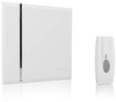 Byron Sentry BY401W 60m Wireless Wall Mounted Door Chime Kit with 4 Sounds