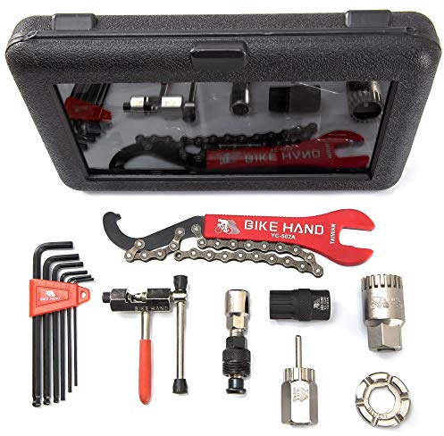 Auf Werkbank auf Werkbank sparsam Bike Fahrrad Werkzeuge Tool Kit Set