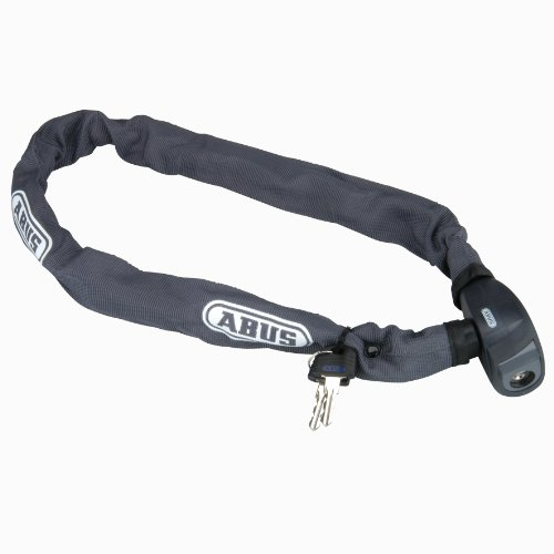 ABUS 61917 Fahrrad Kettenschloss Shadow Grey Ketten-Fahrradschloss 6850, Länge: 750 mm, dunkelgrau