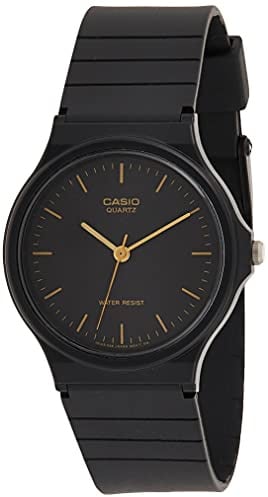 Casio Men's Core MQ24-1EL Black Rubber Quartz Fashion Watch