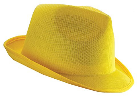 Promo Mafia Hut Karneval Mallorca Fasching Urlaub Junggesellenabschied Cap Farbe gelb