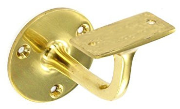 Brass Handrail Bracket Banister Support – 63mm – 4 Pack
