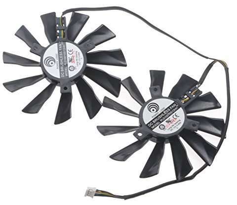 iHaospace PLD10010S12HH 95mm Grafikkarte-GPU/VGA-Ventilator Lüfter für MSI R9 270 280 290 GTX 750Ti 770 780 790 R7-260X R9-270X R9-280X R9-290X GTX770 Videokarte