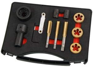 Neilsen Lot de 12 tarauds et filières pour Roue de Goujons et écrous