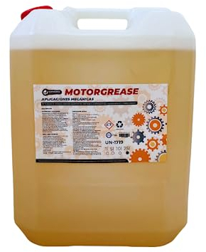 25L MotorGrease Desengrasante de Motor Profesional Coche Moto - Desengrasante Motor Industrial Fuerte Concentrado - Quitagrasas Limpia Motores Cadenas Transmisiones Piezas - Rápido y Eficaz
