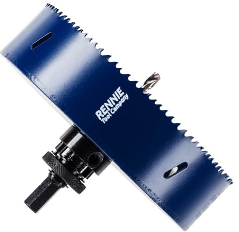 152mm Hole Saw Bi-Metal With Arbor And Pilot Drill For Drilling/Cutting Wood, Plastic, Metal Sheet, Stainless Steel, Pipes, Drywall, Circular Holesaw Set M35 5% Cobalt Bi Metal Hole Cutter