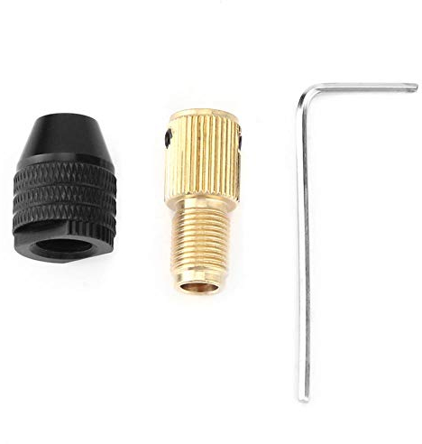Mandrino Trapano 0.3-3.4mm Mandrino autoserrante Mini accessori per trapani elettrici autocentranti Chuck(3.17mm)