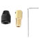 Mandrino Trapano 0.3-3.4mm Mandrino autoserrante Mini accessori per trapani elettrici autocentranti Chuck(3.17mm)