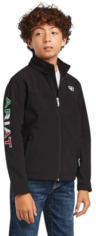 ARIAT Boys’ New Team Mexico Water Resistant Softshell Jacket