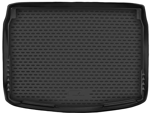 WALSER XTR Kofferraumwanne für Nissan Qashqai 2 (J11) 2013-2021, 100% passgenaue Antirutschmatte Auto, Gummimatte Auto, Kofferraum Schutzmatte, Anti Rutsch Matte Gummi, Auto Gummimatten