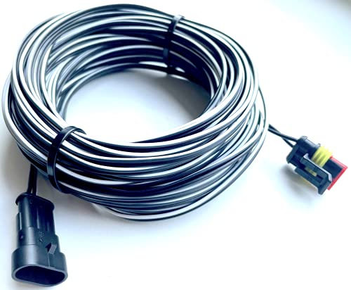 Câble basse tension pour HUSQVARNA AUTOMOWER – 310, 315, 320, 330x, 420, 430x – robot de tonte – câble de connexion pour transformateur - un bloc d'alimentation et station de charge – (20 mètres)