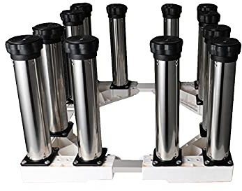 Waschmaschinen - Untergestell 12 StüTzbeine Sockel Untergestell füR KüHlschrank Verstellbarer LäNge/Breite 47-67cm Stand füR Trockner Antirutschmatte HöHe 28-31cm (12 Legs,28-31cm)