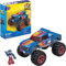 Mega Hot Wheels Race Ace Monster Truck building set building set toy car with micro figure driver, 69 pieces, gift set for boys and girls ages 5 and up -