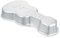 Moule à gâteaux en forme Guitare, Aluminium Guitare Forme De Décoration De Gâteau Moule Plat De Cuisson DIY Gâteau D' Anniversaire Moule de Cuisson Moule Cuisine Fournitures pour Toast