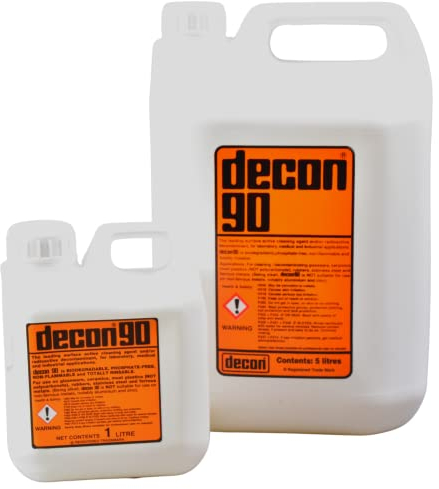 Decon 90 - cleaning agent and ultrasonic cleaning solution for laboratory, medical and industrial applications (5L)