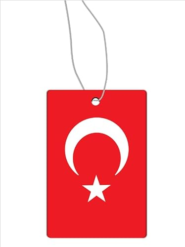 2x Türkei Duftbaum Auto Türkei Flagge, Auto Duftspender, Duftbaum Auto tuning, car air freshener, Duftanhänger Auto, Duftbaum Set Auto