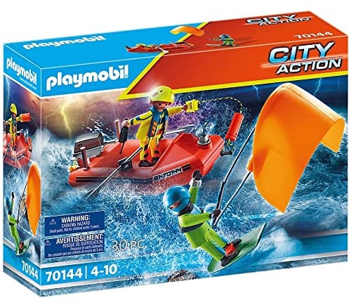 Playmobil 70144 Redding Op Zee: Kitesurfersredding Met Boot