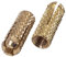 SKIR'CO (100 pz) Ancoraggi a goccia in ottone M6 x 22 mm, Manicotto per bulloni, Tasselli a muro di espansione, Ancoraggio per cemento muratura