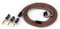 Linsoul Tripowin Amber - Cable OFC sin oxígeno de 32 AWG, cable IEM de alta fidelidad con enchufe intercambiable de 2,5 mm/3,5 mm/4,4 mm, cable de repuesto de funda de PVC para audiófilo (2 pines,