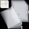 Buchstaben-Poly-Registerkarten für Discbound Notizbücher, Disc Bound Planner Supplies Discbound Divider Tabs Binder Index Divider für Notebook, transparent (6 Sets, 36 Blatt insgesamt)