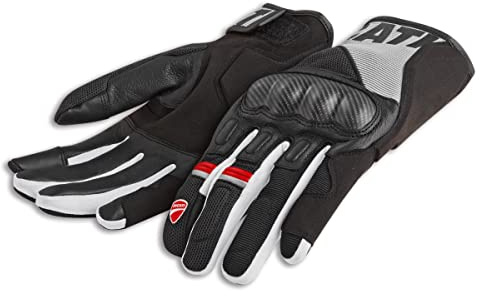 Ducati Company C2 Handschuhe aus Leder und Stoff Größe L