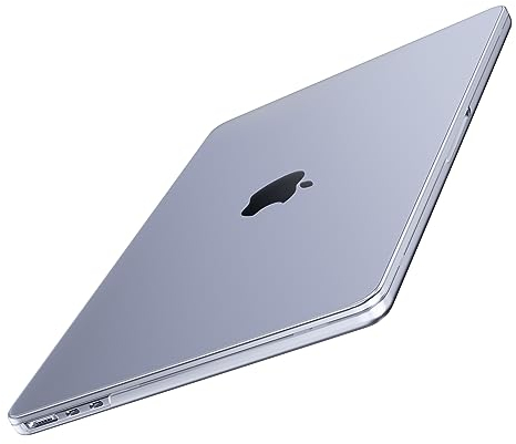 Soonjet für MacBook Air 15 Zoll Hülle M4 M3 M2 2025-2023, A3241 A3114 A2941 [Genau Wie Original-MacBook] [Nr.1 Ultradünner Schutz] Profi Schutzhülle Transparent Case Cover Hartschale - Matte Clear