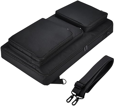 Seracle Tragetasche Tragbare Tasche Reisetasche Kompatibel mit DDJ-FLX6 / DDJ 800 / DDJ SX SX2 SX3 Portable Controller und DJ Kopfhörer (Schwarz)