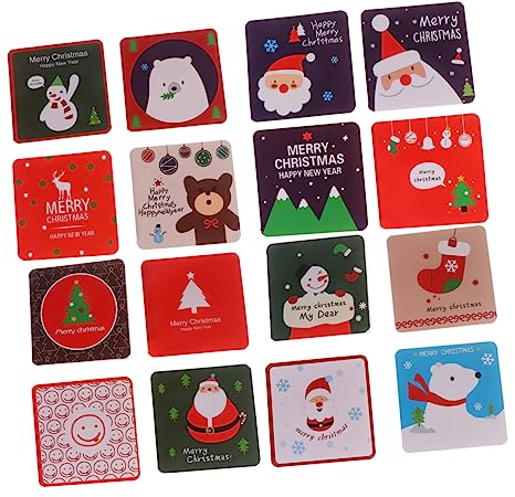 MAGICLULU 144 Pcs Christbaumschmuck Aus Grußkarten Kreative Weihnachtsdekorationen für Das Festival