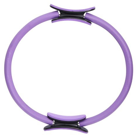 Happyyami 1Stk Pilates Toning-Ring Pilates-Ringübungen für Anfänger turnringe gymnastikringe Yoga-Balance-Tool Yoga- Sport Ausrüstung Übungskreis Fitness- Pilates- Violett