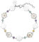 Purelei® Blüten-Armband Mit Bunten Zirkoniasteinen, Wasserfest Aus Edelstahl, Verstellbar 16-19 cm (Silber)