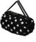 GIMIRO Multifunktionale Faltbare Tasche Reise Duffel Rucksack Handtasche Schultertasche Große Kapazität Einkaufstaschen Sport Fitness Taschen (Black/White Star)