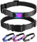YEHANTI Hundehalsband Personalisiert mit Hundemarke, Verstellbares Hundehalsband für kleine Mittel Große Hunde, Hunde Halsbänder aus Nylon, Reflektierendes Halsband Hund Welpen, Schwarz