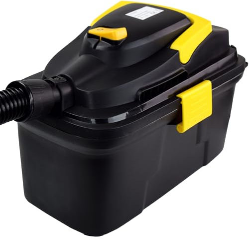 Syntrox Nass Trockensauger Intercrus | Nasssauger | Industriestaubsauger, 1800 Watt, 10 Liter Kapatizät, Edelstahl, Rostbeständig, Reinigungsgerät, langlebig