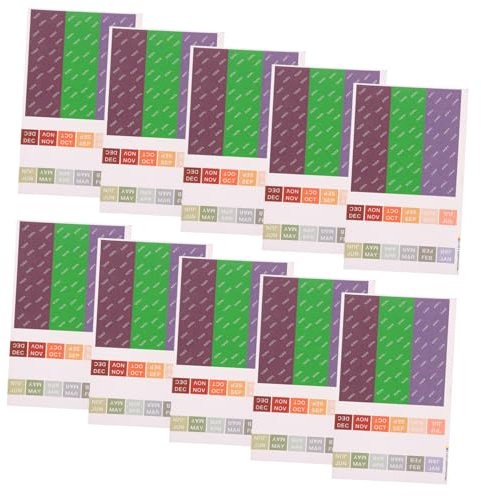 Operitacx Tagebuch-organizer Dreieckige Klebeetiketten für Scrapbooking Planer Notizbuch