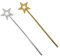EYVRPAU 2 pièces Baguettes De Princesse, Baguette De Fée Pour Enfants, Baguette Magique Fille éToile Pailletée, Baguette Magique Fée En Cristal, Baguette Magique Pour Noël Costume Cosplay Décoration