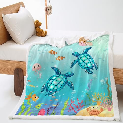 Plaid Bleu Orange Rose Jeté de Canapé Flanelle et Laine Agneau Plaid Canape Conception Recto Verso Couverture Mou Plaid Polaire Soins Faciles Plaide Lavable Couverture Laine 150x200cm