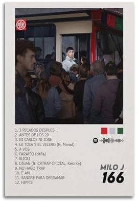 KINGGHYLL Milo J Album 166 Poster, dekoratives Gemälde, Leinwandposter, Wandkunst, Wohnzimmer-Dekor, modernes ästhetisches Poster, 30 x 45 cm, ungerahmter Stil
