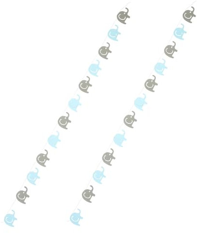 BESTonZON Babyparty-Banner- Elefantenthema Elefanten-babyparty-Dekorationen Party-wimpelkette für Geburtstagsfeiern