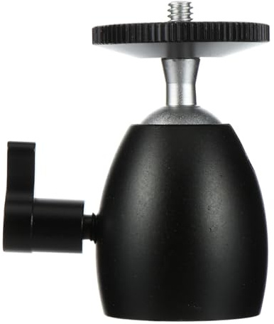 jojofuny 2pcs Camera Tripod Ball Head Bracket for Camera Screw Mount Tripod Head Small Rig for Webcam Mount